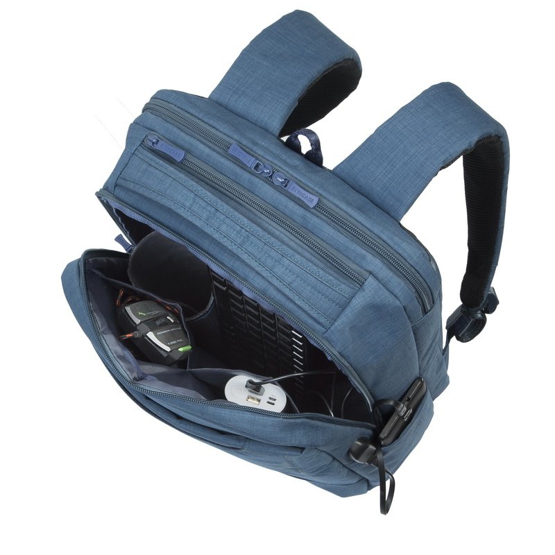 Riva NB Rucksack Biscayne 17,3" blau 8365
