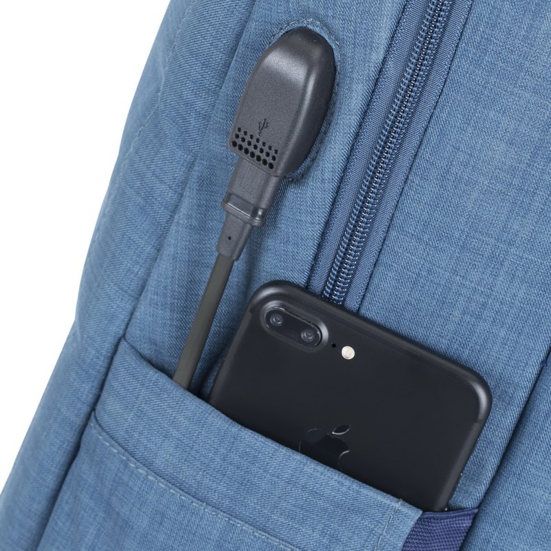 Riva NB Rucksack Biscayne 17,3" blau 8365