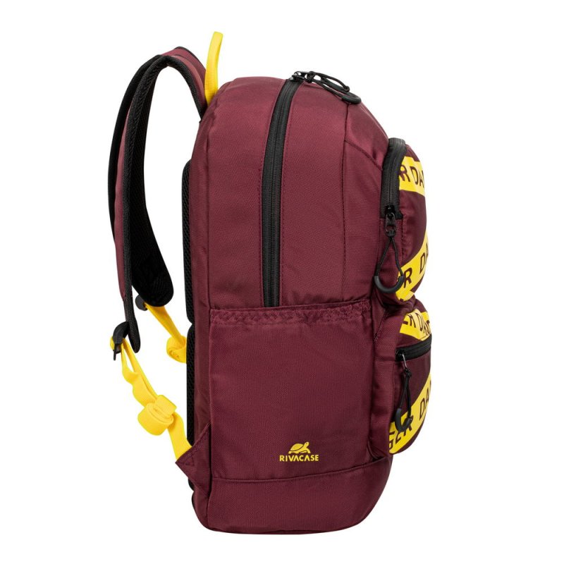 Rivacase Erebus 33.8 cm (13.3") Backpack Burgundy