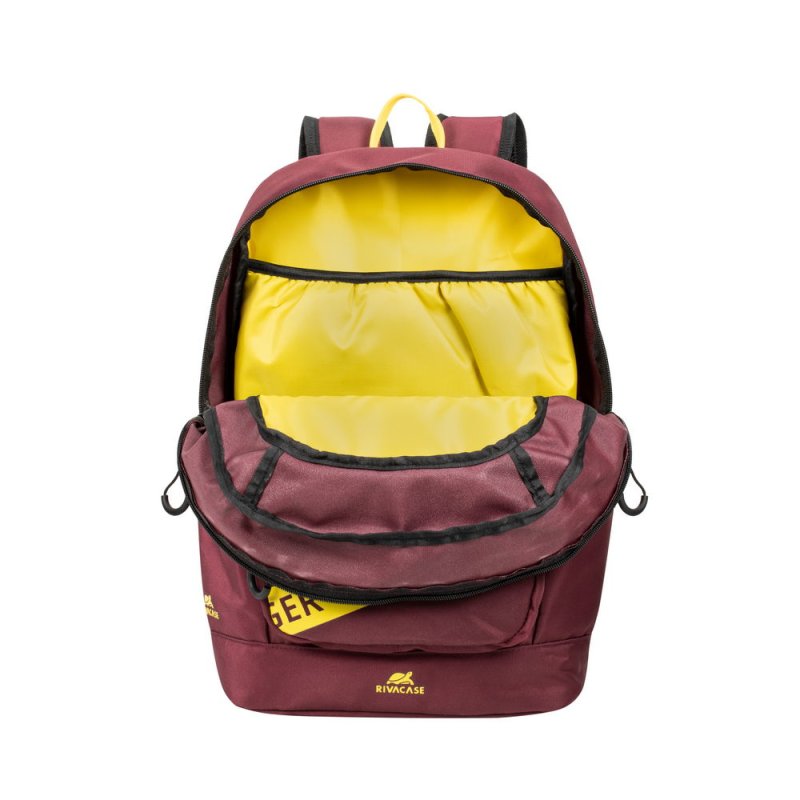 Rivacase Erebus 33.8 cm (13.3") Backpack Burgundy