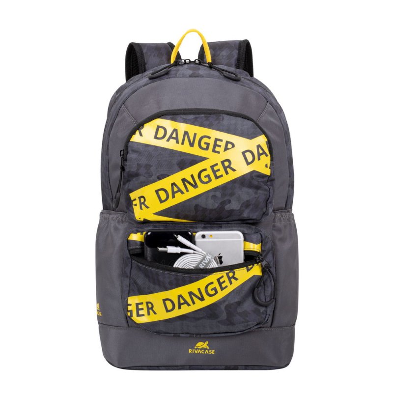 Rivacase Erebus 33.8 cm (13.3") Backpack Camouflage, Grey