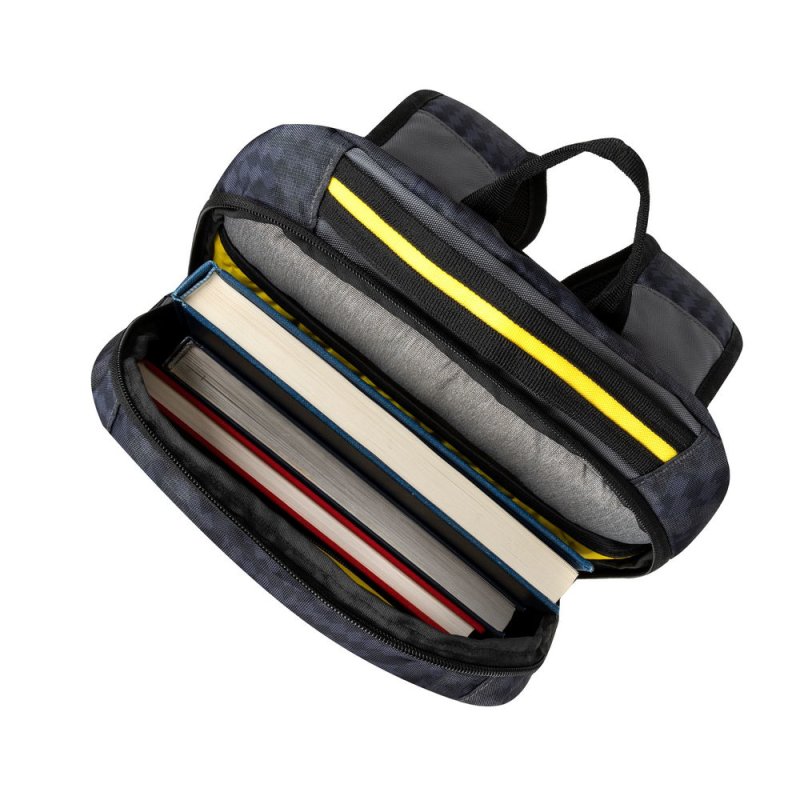 Rivacase Erebus 39.6 cm (15.6") Backpack Camouflage, Grey, Yellow