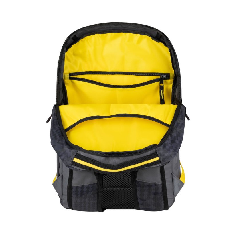 Rivacase Erebus 39.6 cm (15.6") Backpack Camouflage, Grey, Yellow