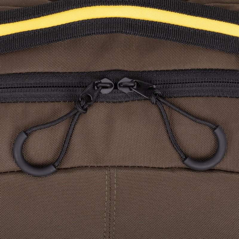 Rivacase Erebus 39,6 cm (15.6") Sac à dos Kaki, Jaune