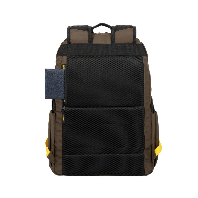 Rivacase Erebus 39,6 cm (15.6") Sac à dos Kaki, Jaune