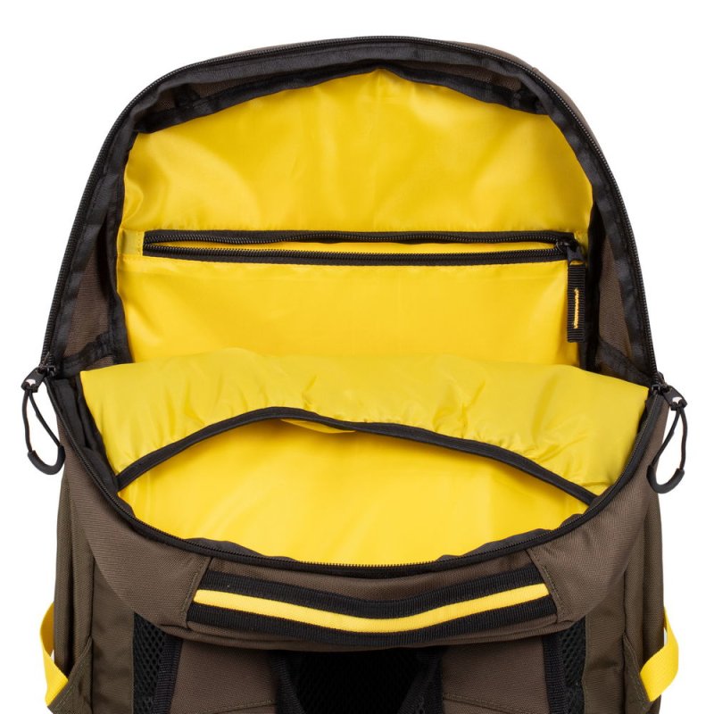 Rivacase Erebus 39,6 cm (15.6") Sac à dos Kaki, Jaune