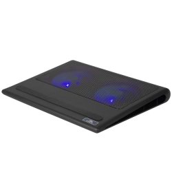 Rivacase 5557 laptop cooling pad 43.9 cm (17.3") 1100 RPM Black
