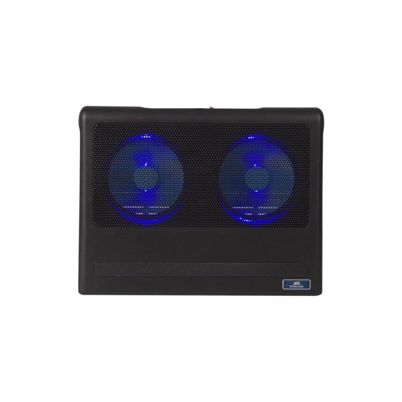 Rivacase 5557 laptop cooling pad 43.9 cm (17.3") 1100 RPM Black