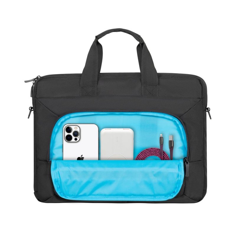 Rivacase 7521 35.6 cm (14") Toploader bag Black
