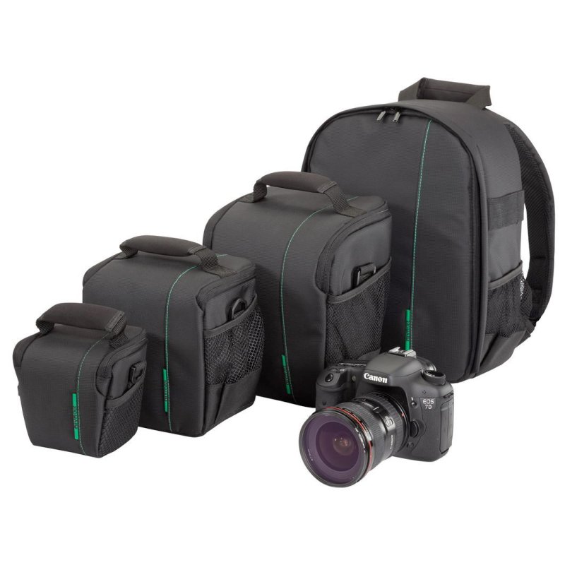 Riva Kameratasche Green Mantis 3Fächer grün/schwarz 7440