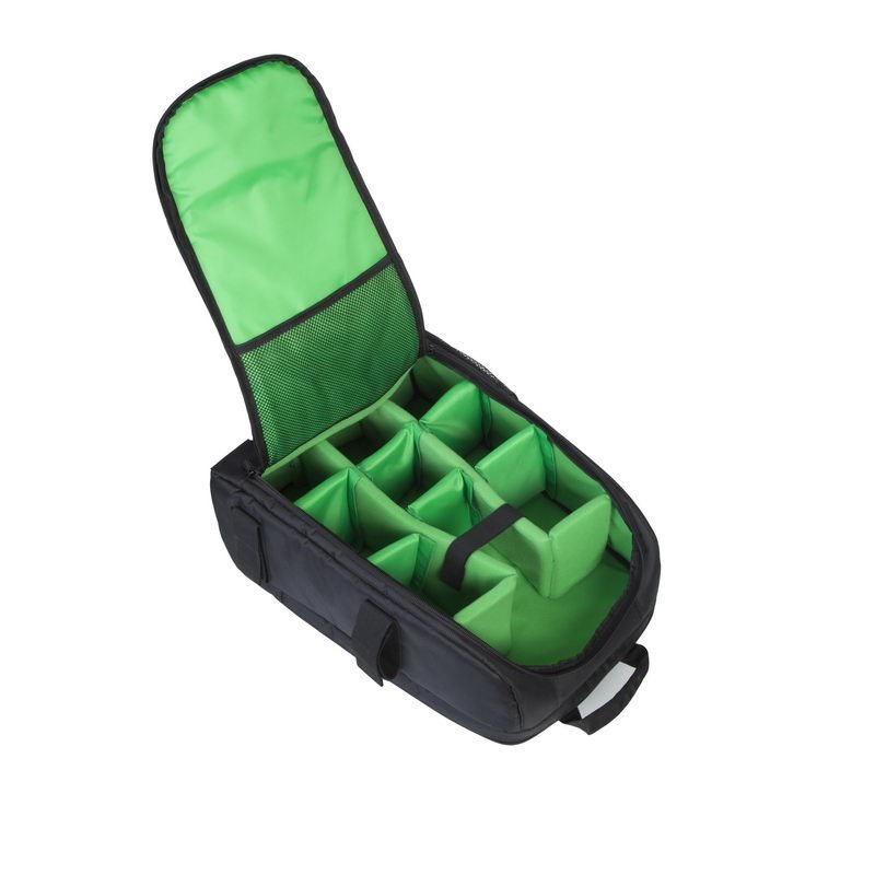 Riva Kamerarucksack Green Mantis 8Fächer grün-schwarz 7490