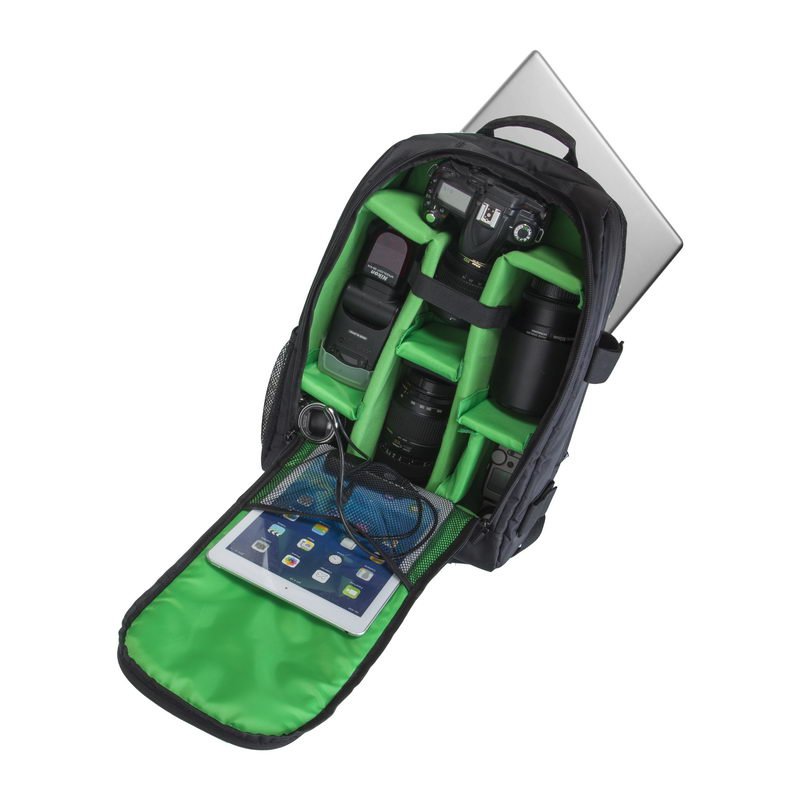 Riva Kamerarucksack Green Mantis 8Fächer grün-schwarz 7490