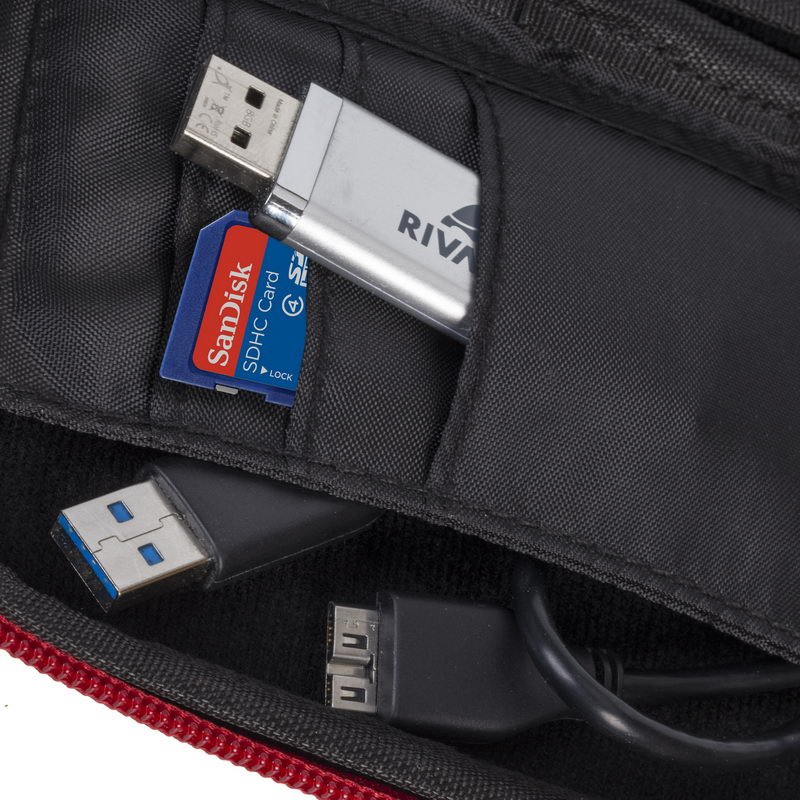 Rivacase 9101 (PU) Housse EVA (Acétate de vinyle d'éthylène) Rouge