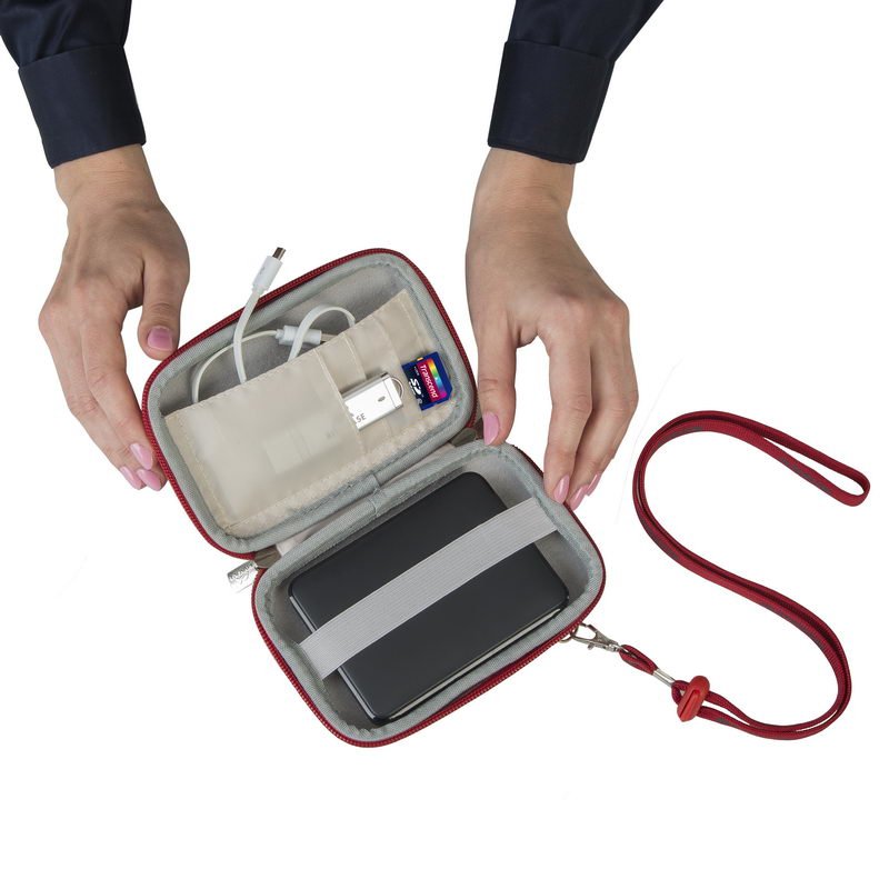 Rivacase 9101 (PU) Housse EVA (Acétate de vinyle d'éthylène) Rouge