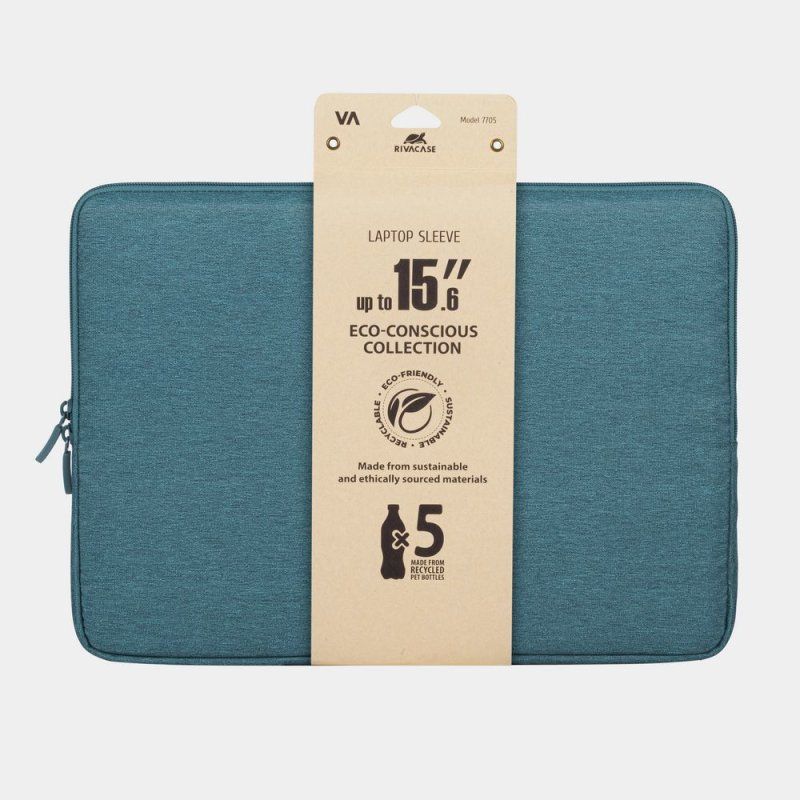 Rivacase Suzuka 7705 39,6 cm (15.6") Housse Couleur aqua
