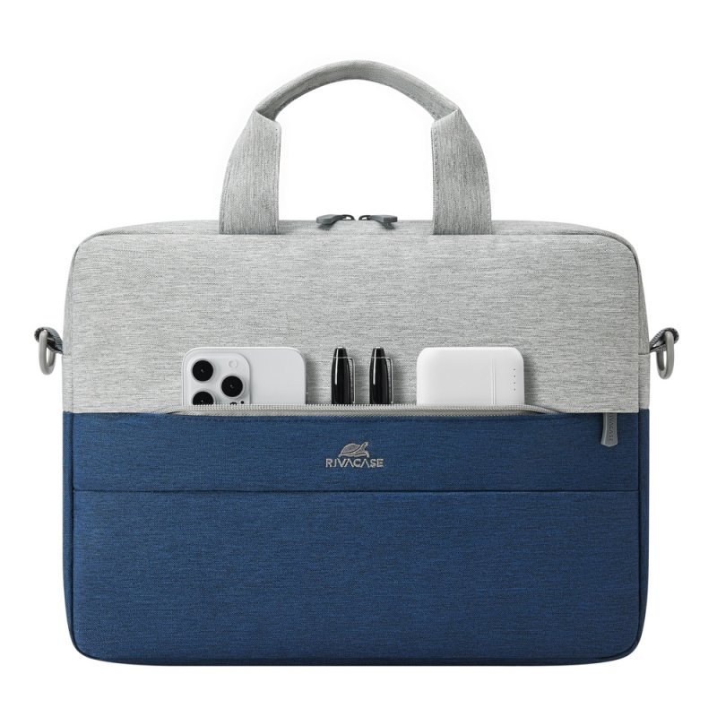 Riva NB Tasche Prater 10.1"-14" grau/blau 7522