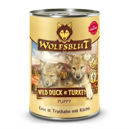 Wolfsblut - Wild duck - puppy - wet food - 395 gr