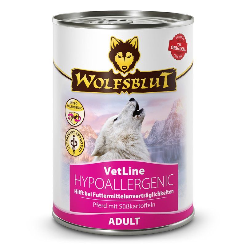 Wolfsblut VetLine Hypoallergenic Horse Adult 395 g