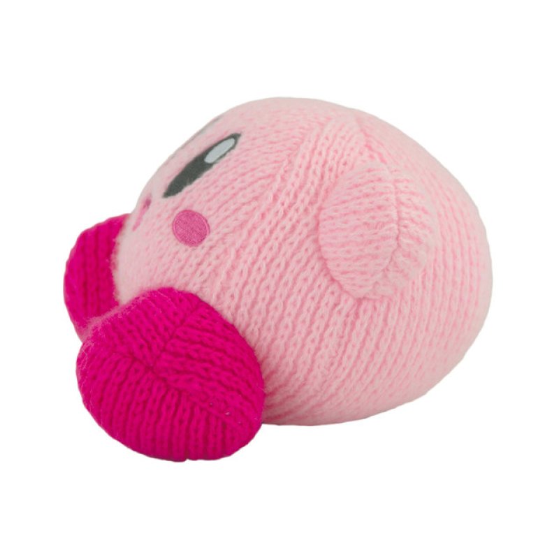Tomy Nuiguru Knit - Kirby - Waving Kirby - Plush Toy - 6 Inch