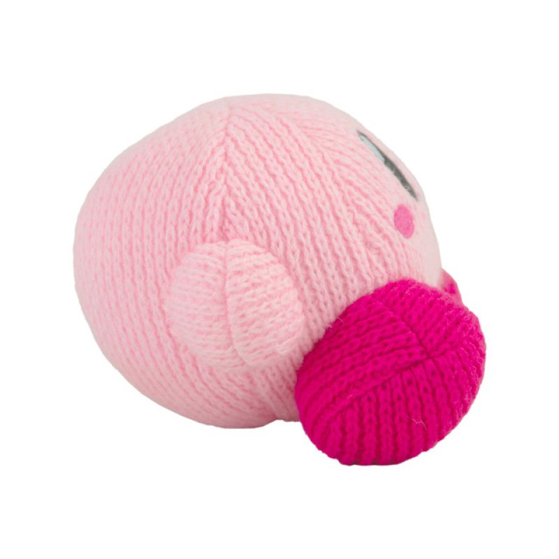 Tomy Nuiguru Knit - Kirby - Waving Kirby - Plush Toy - 6 Inch