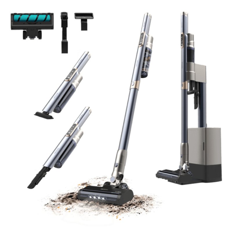 Cecotec A01_EU01_101702 aspirateur balai et balai électrique Aspirateur-balai 2 en 1 Batterie Sec Sans sac 650 W Noir