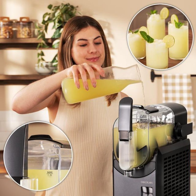 Cecotec A01_EU01_109564 machine à desserts glacés Machine à boissons glacées 220 W Noir