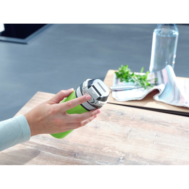 Leifheit 03249 travel mug 350 ml Black Green Stainless steel