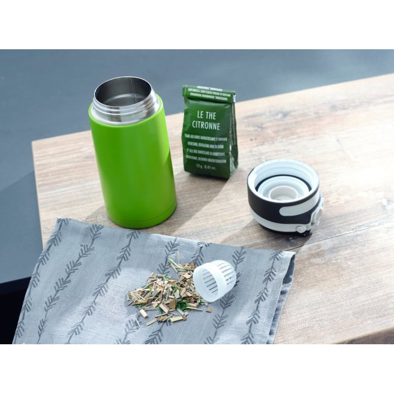 Leifheit 03249 travel mug 350 ml Black Green Stainless steel