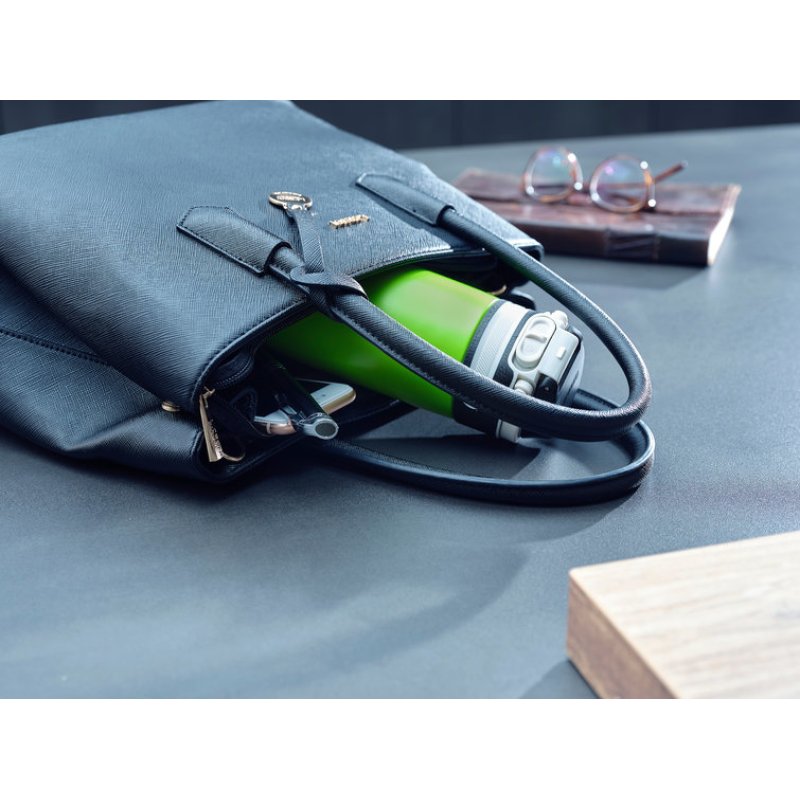 Leifheit 03249 thermos 350 ml Noir, Vert Acier inoxydable