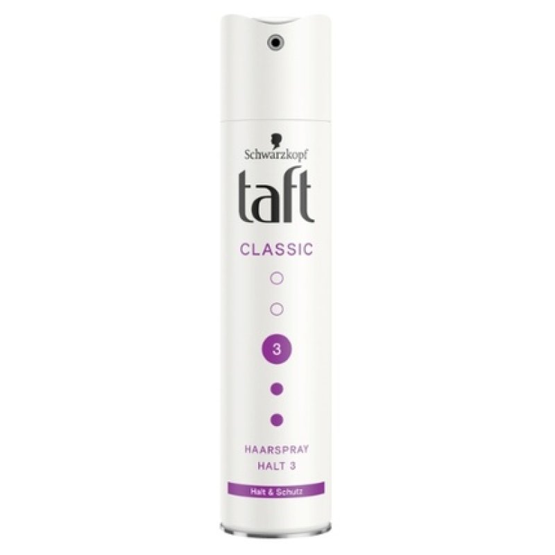 Taft Classic 3 Hairspray 250 Ml - Strong Hold Hair Spray From Germany