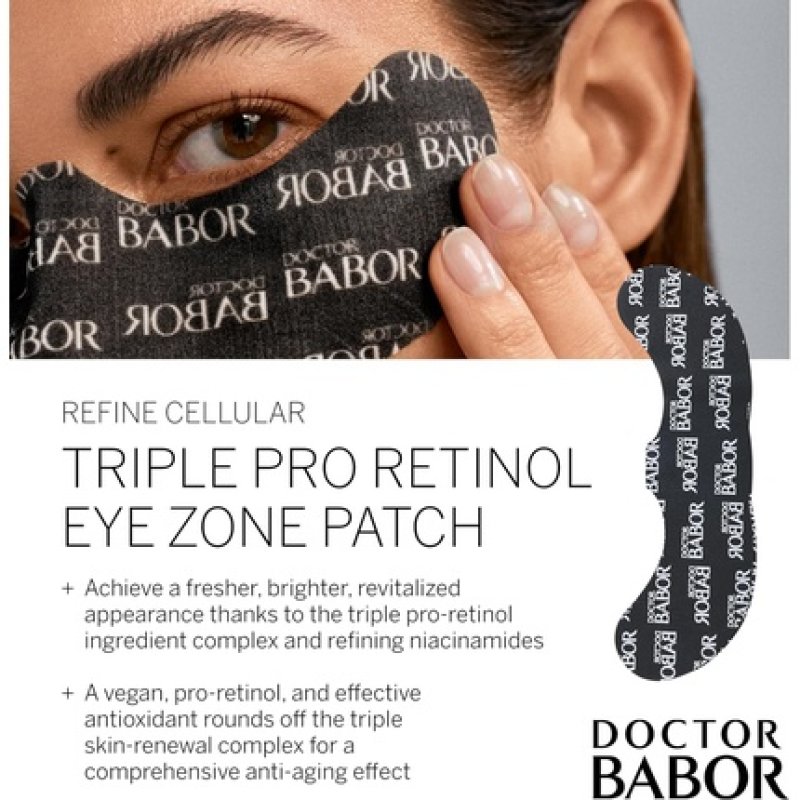Doctor BABOR Retinol Eye Patches Anti-Aging Dark Circles Firm Eye Area Medical Anti-Wrinkle Mask