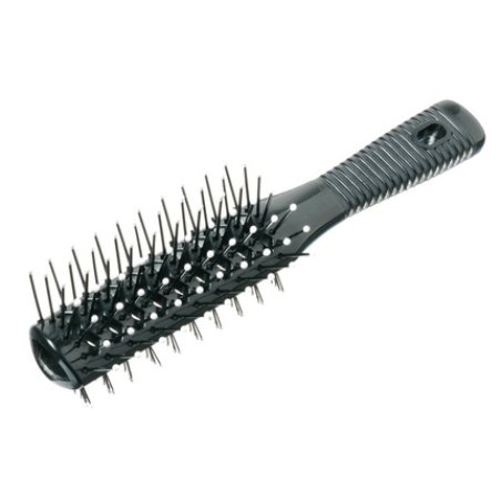 Comair Tunnel Vent Brush Doublesided Black Perfect For Styling And Drying Hair