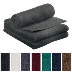 Comair 3piece Cabinet Towel Black 100 Cotton 50x90cm