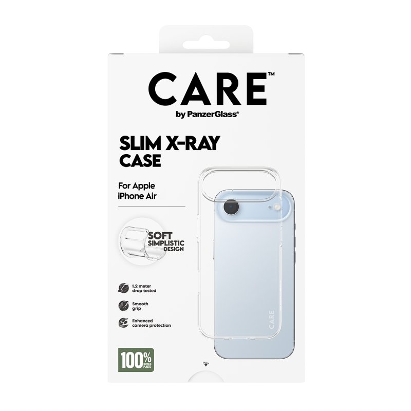 PanzerGlass CARE by Fashionable Case Transparent X-Ray Soft Basic iPhone Air