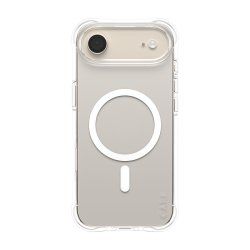 PanzerGlass CARE by Fashionable Case Samba Transparent w. White MagSafe iPhone Air coque de protection pour