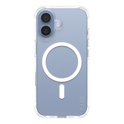PanzerGlass CARE by Fashionable Case Samba Transparent w. White MagSafe iPhone 17 coque de protection pour