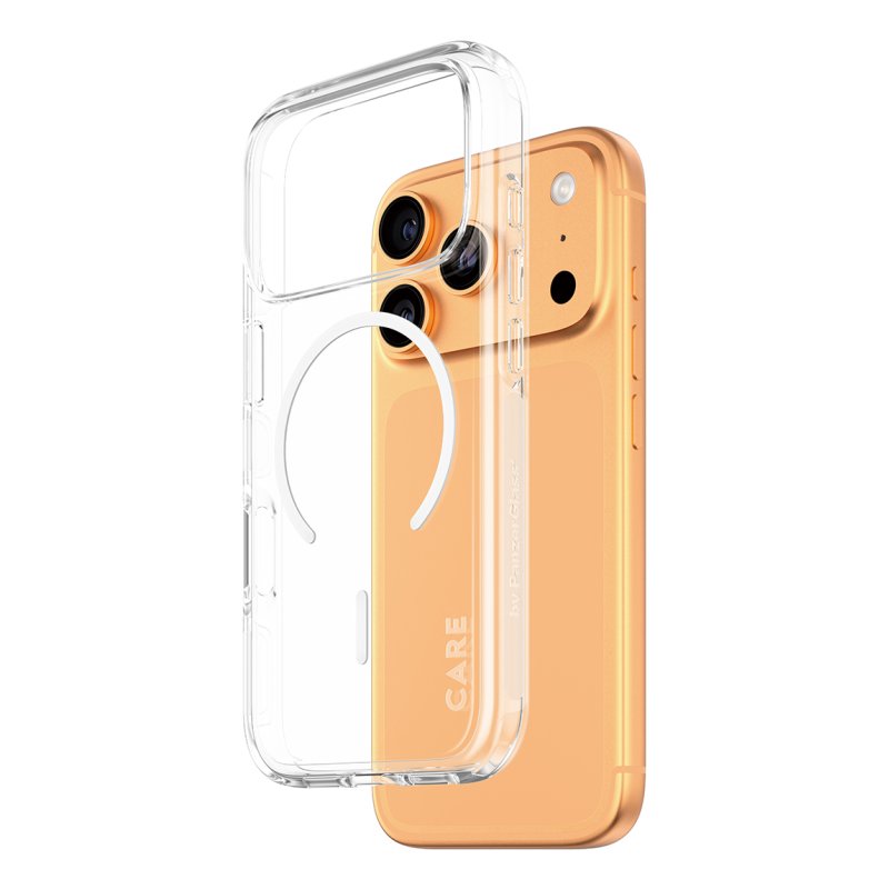 PanzerGlass CARE by Flagship Case Transparent Urban Explorer w. White MagSafe iPhone 17 Pro