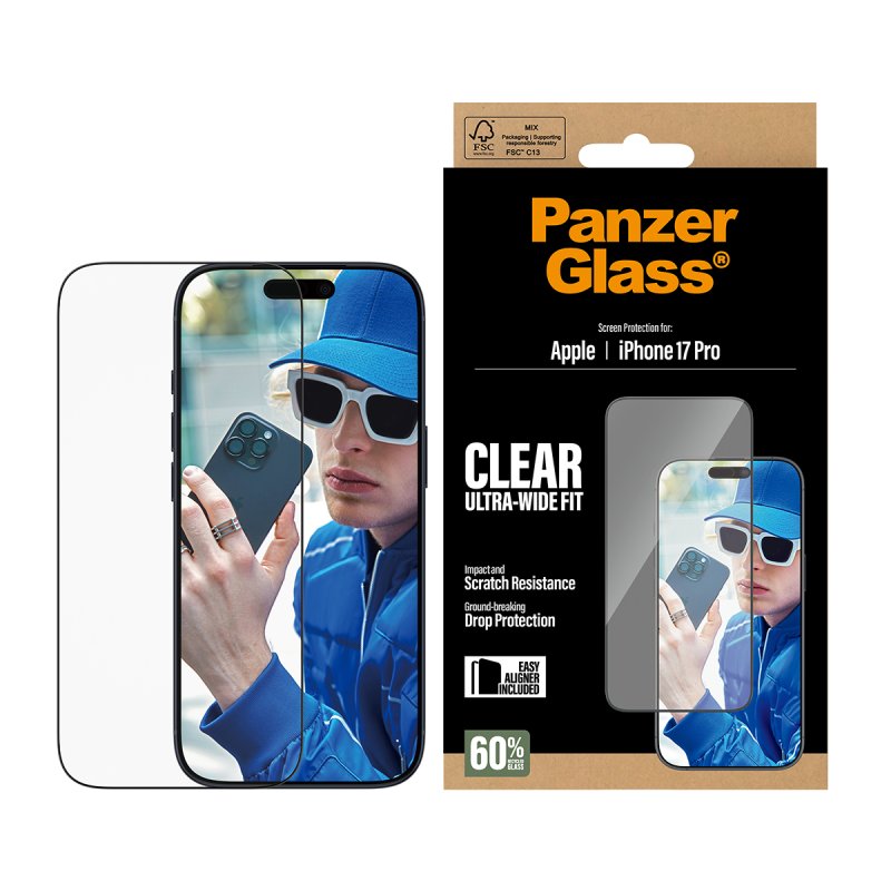 PanzerGlass Schutzglas iPhone 17 Pro UWF