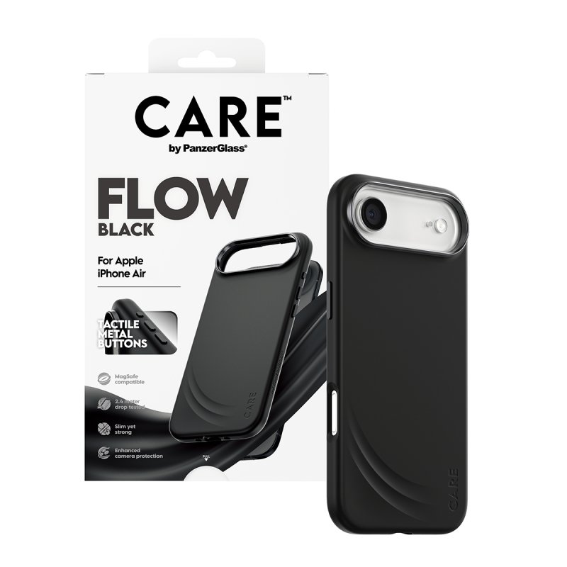 PanzerGlass CARE by Feature FLOW Case Black w. MagSafe iPhone Air