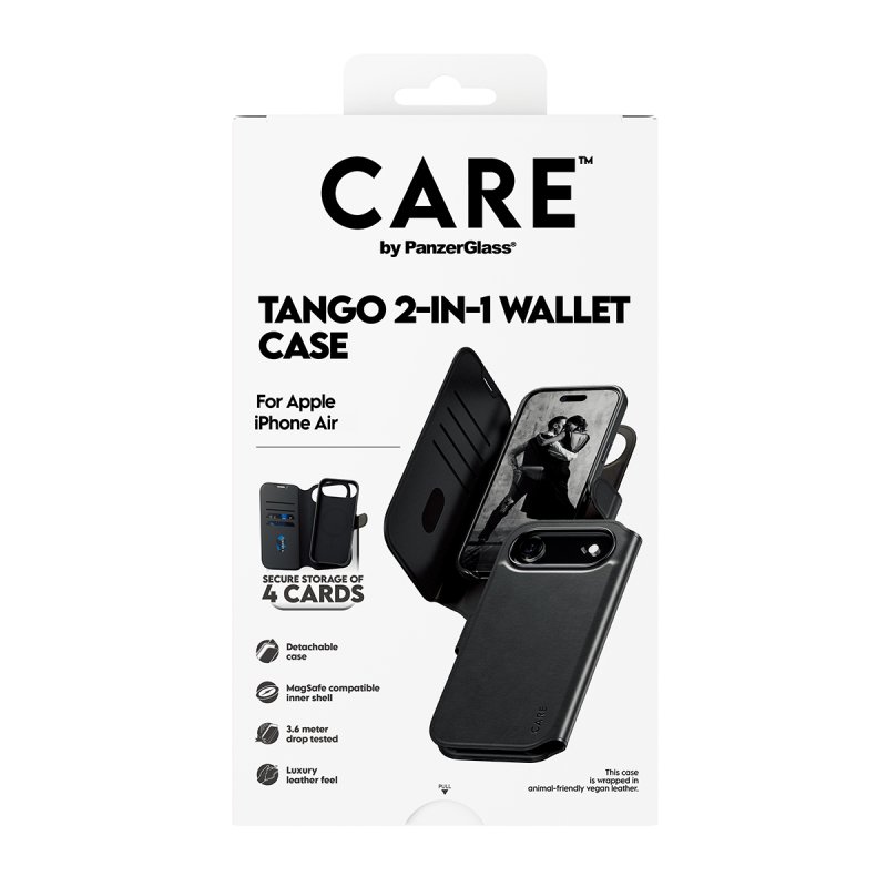 PanzerGlass CARE by Feature Case Tango Two-in-One Wallet w. MagSafe iPhone Air