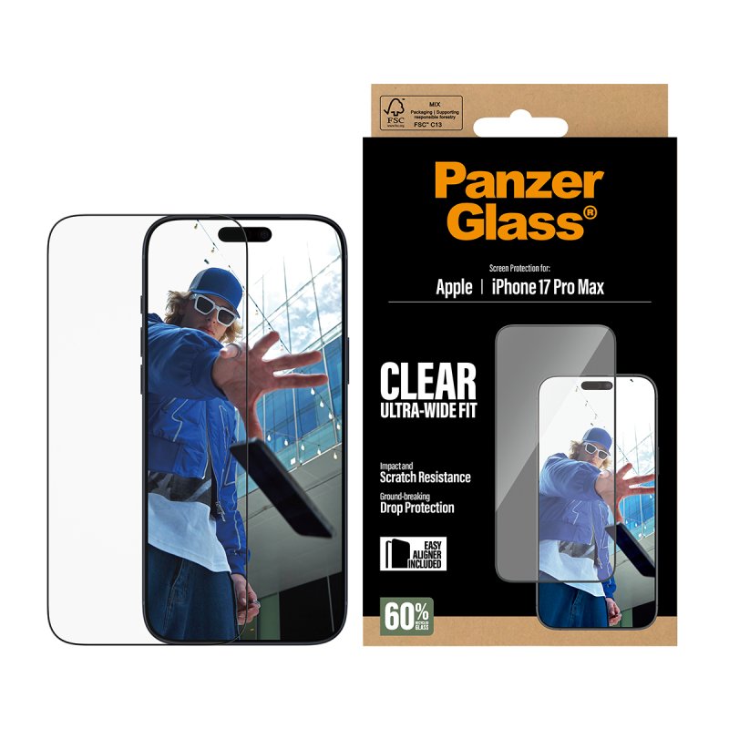 PanzerGlass Schutzglas iPhone 17 Pro Max UWF