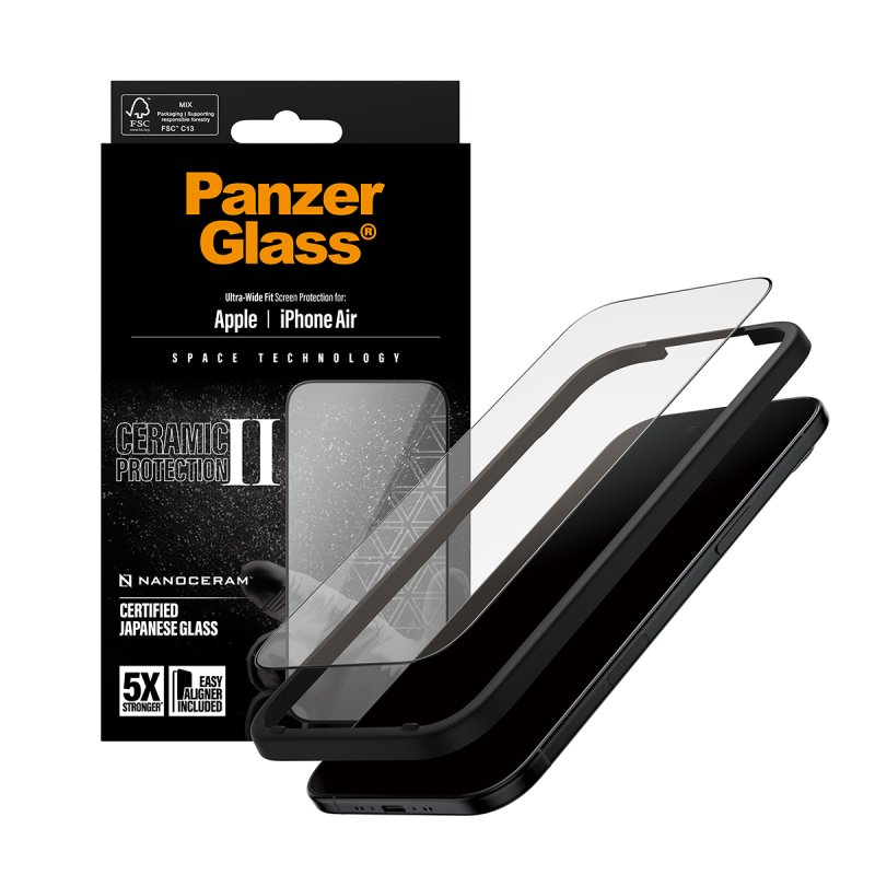PanzerGlass Ceramic II Schutzglas iPhone Air UWF