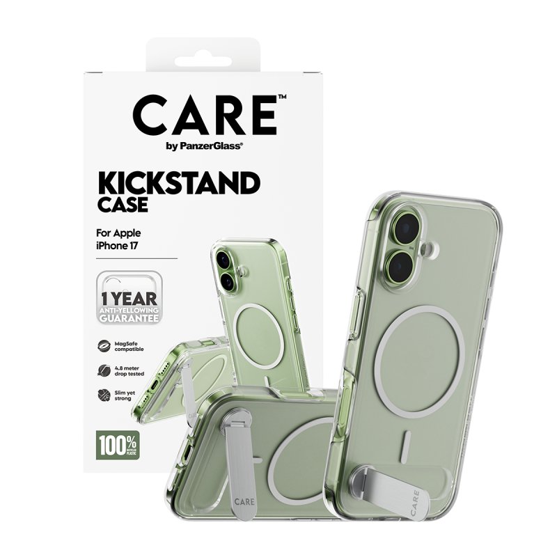 CARE Feature Case clear w. Kickstand iPhone 17