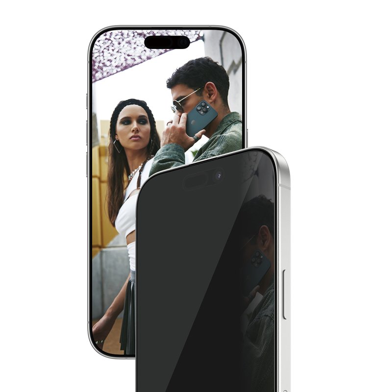 PanzerGlass SAFE. by Privacy Screen Protector iPhone 17 | iPhone 16 Pro | Ultra-Wide Fit w. EasyAligner Protection