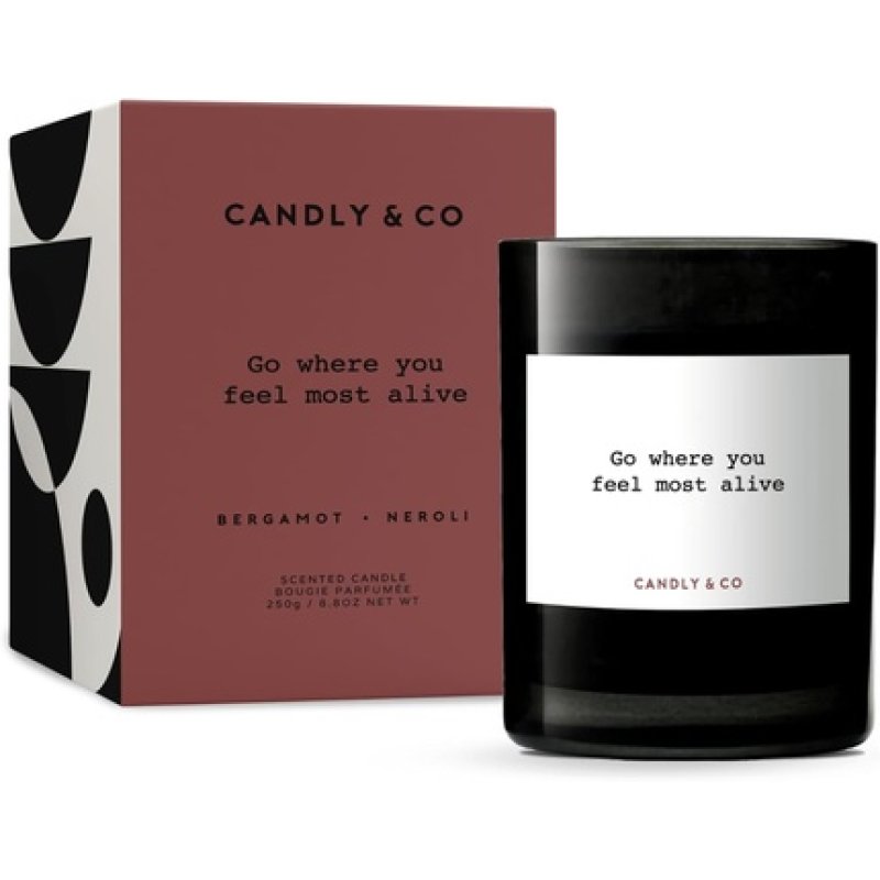Candly&Co N 5 Scented Candle - Go Where You Feel Most Alive