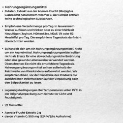 Aliness Acerola Vitamin C Powder 250g