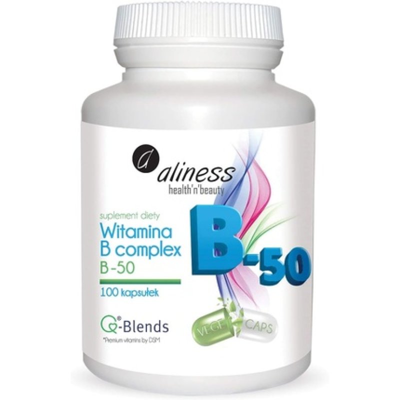 Vitamin B Complex B-50 100 Capsules Aliness