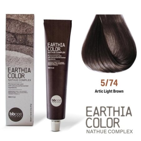 Bbcos Earthia Color Nathue Complex 574 Arctic Light Brown 100ml