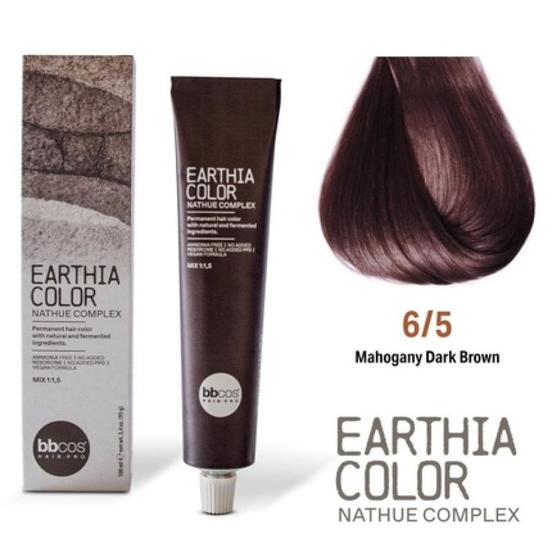 Bbcos Earthia Color Nathue Complex 65 Mahogany Dark Blond 100ml