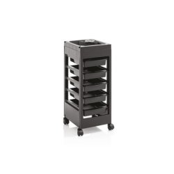 Xanitaliapro Milano Service Cart For Hairdresser Tools Black